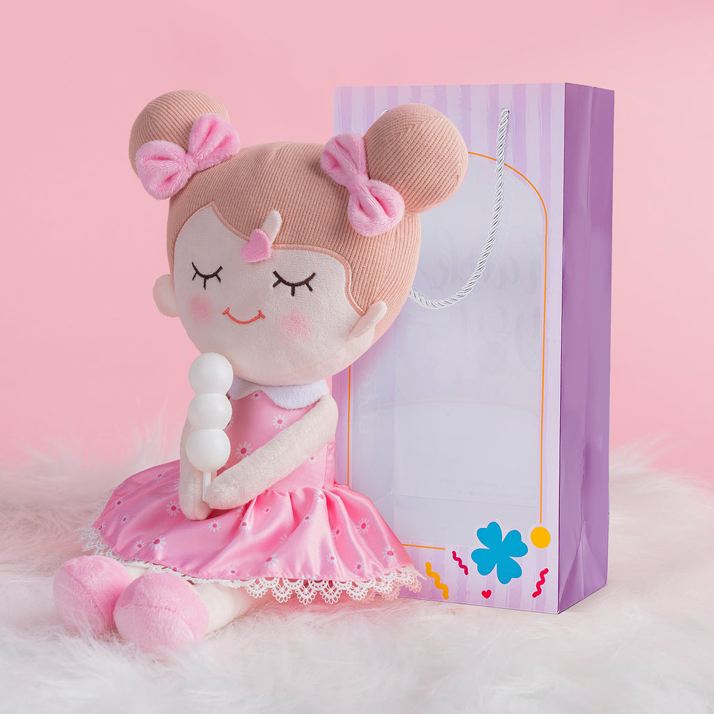 15" Soft Baby Doll for Girls - Plush Toy Sleeping Cuddle Buddy Doll with Gift Box