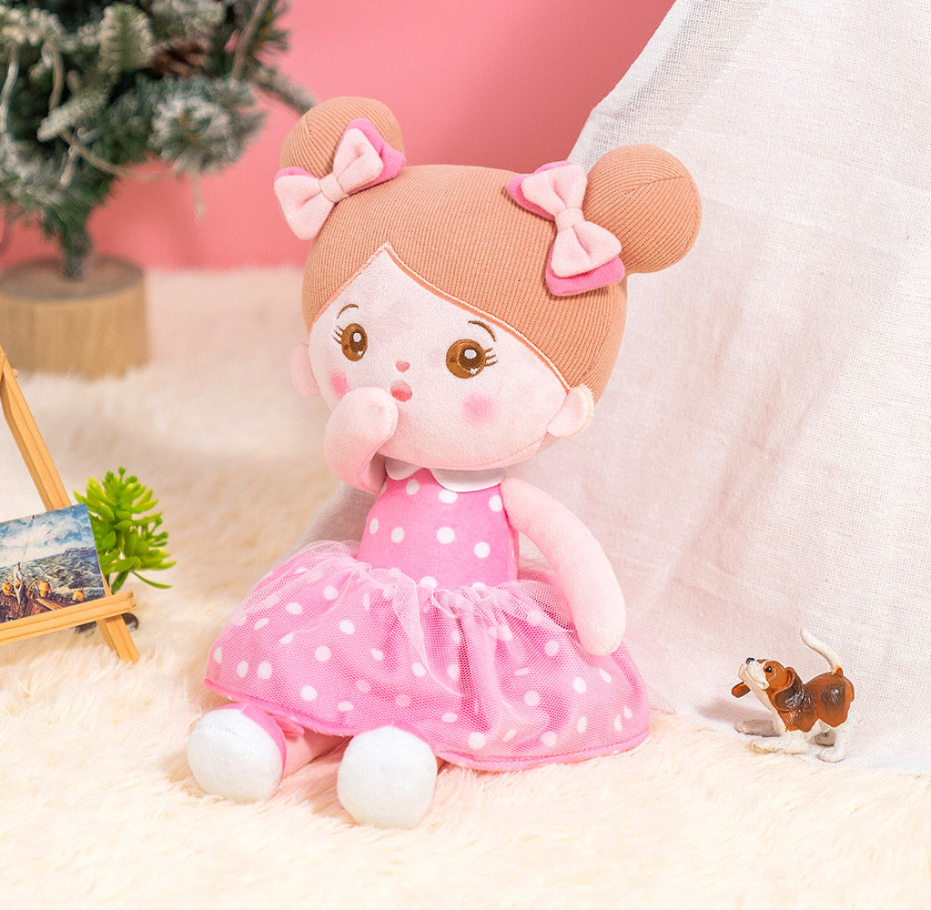 Soft Baby Doll for Girls - Plush Toy Sleeping Cuddle Buddy Doll