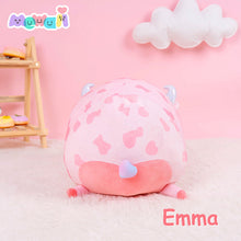 Load image into Gallery viewer, Mewaii Fluffffy Family Strawberry Cow Stuffed Animal Kawaii Plush Pillow Squish Toy
