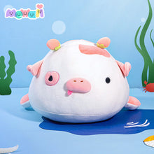 Load image into Gallery viewer, Mewaii Ocean Series Pink Whale Cow Stuffed Animal Kawaii Plush Pillow Squish Toy
