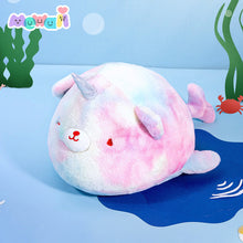 Load image into Gallery viewer, Mewaii Ocean Series Whale Unicorn Stuffed Animal Kawaii Plush Pillow Squish Toy